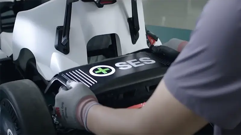 SES AI batteries powering a go-kart